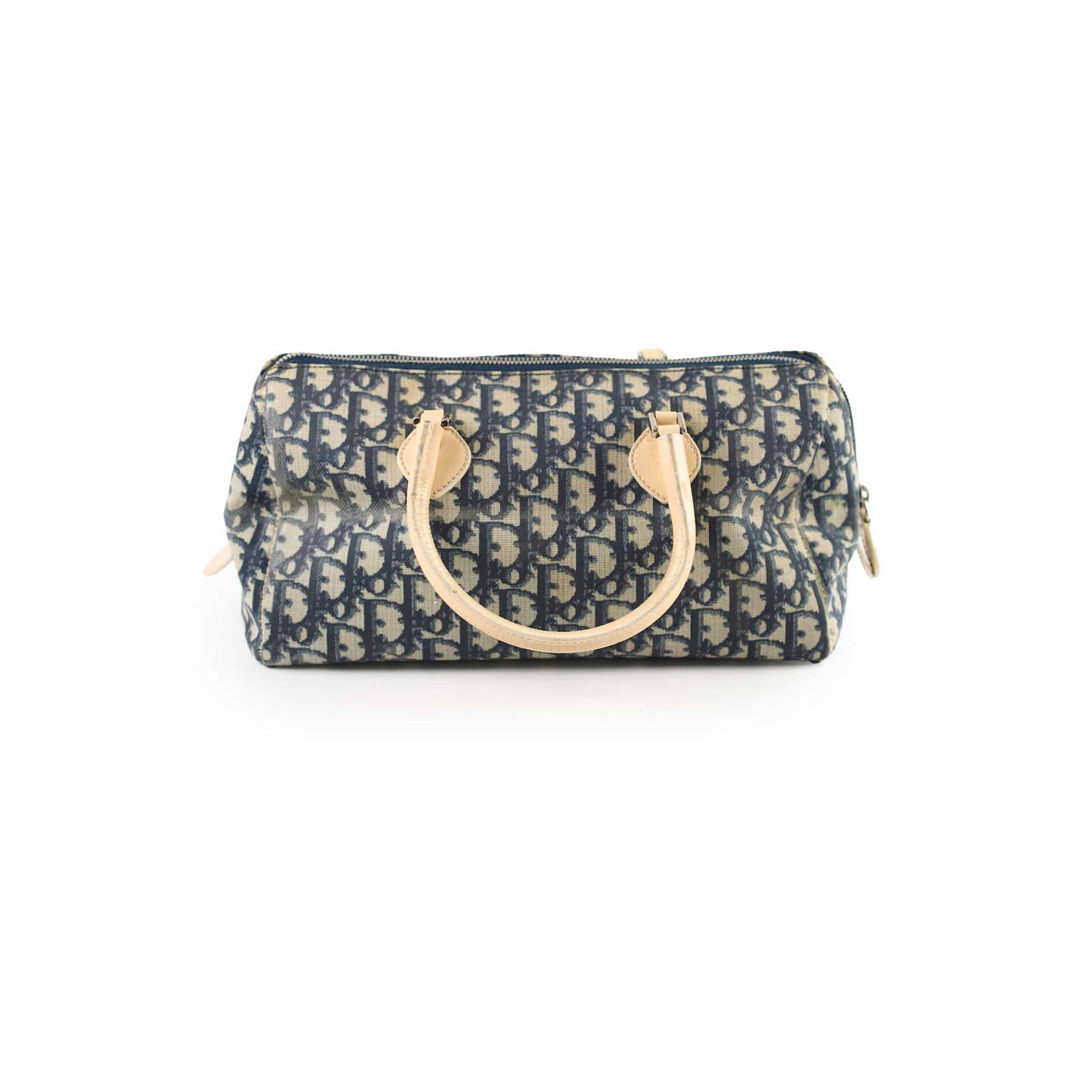 Christian Dior Canvas Trotter Bag Blue