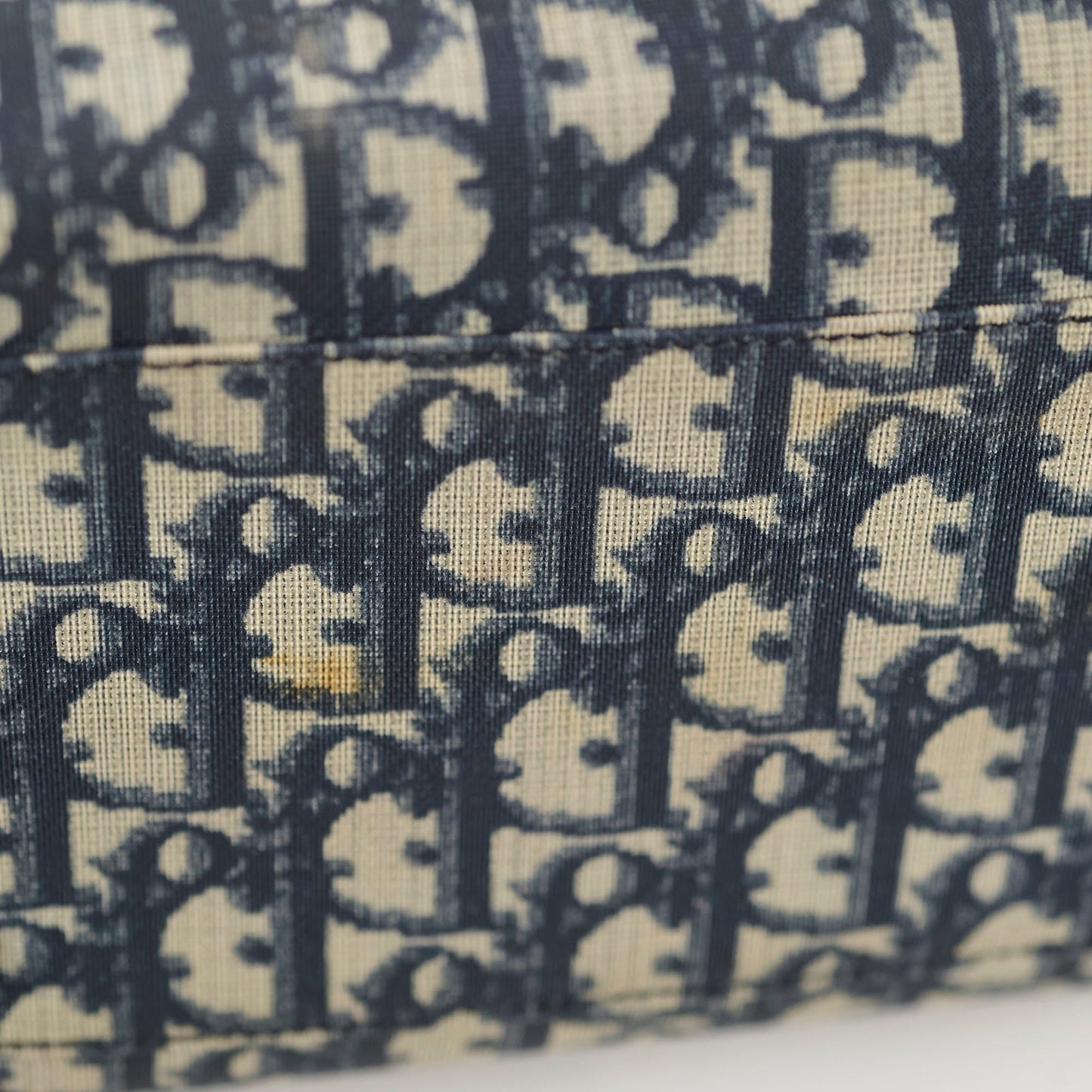 Christian Dior Canvas Trotter Bag Blue