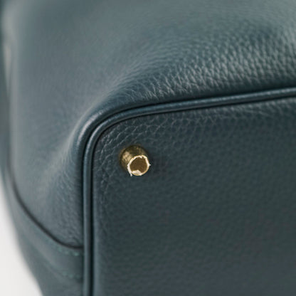 Hermes Picotin 18 Vert Cypres Clemence GHW