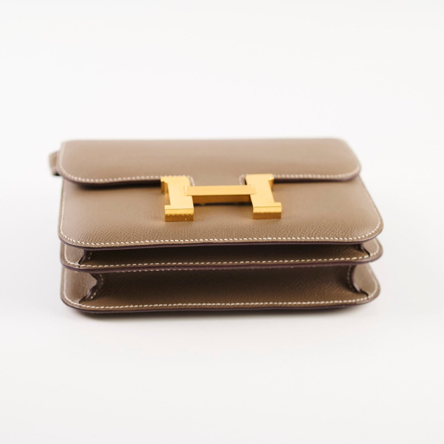 Hermes Mini Constance3 18 Etoupe U Stamp