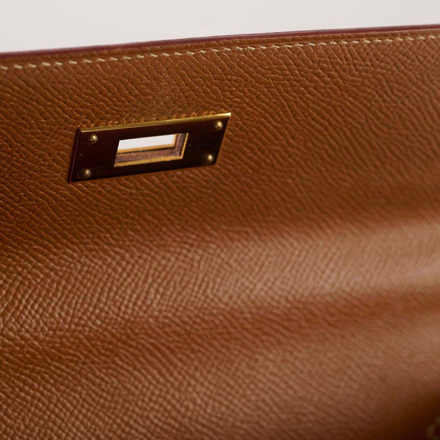 Hermes Kelly 28 Courchevel Gold - Stamp B Square