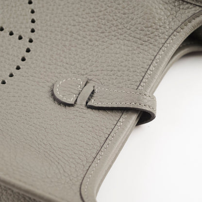 Hermes Mini Evelyn 16 Gris Meyer U Stamp