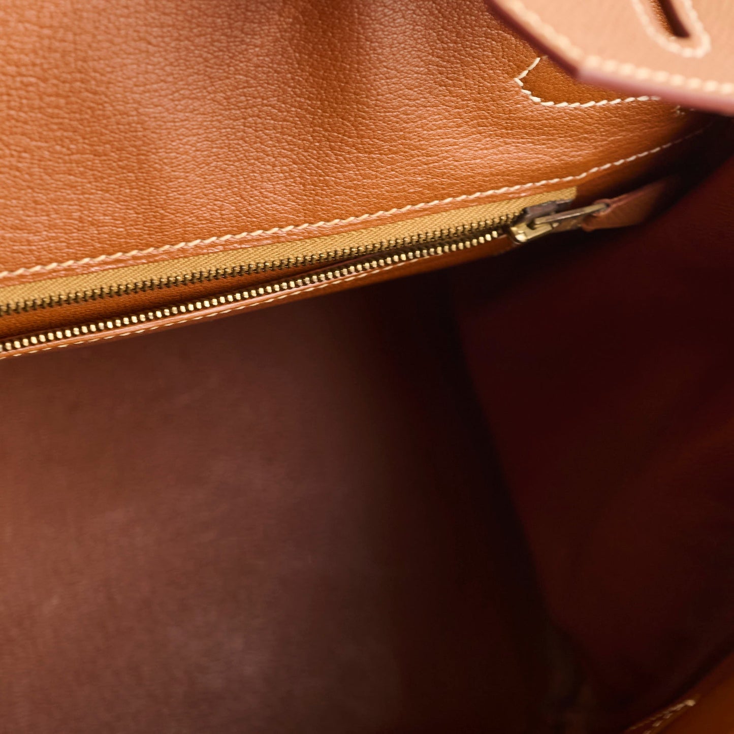 Hermes Birkin 30 Gold Courchevel GHW D in Square