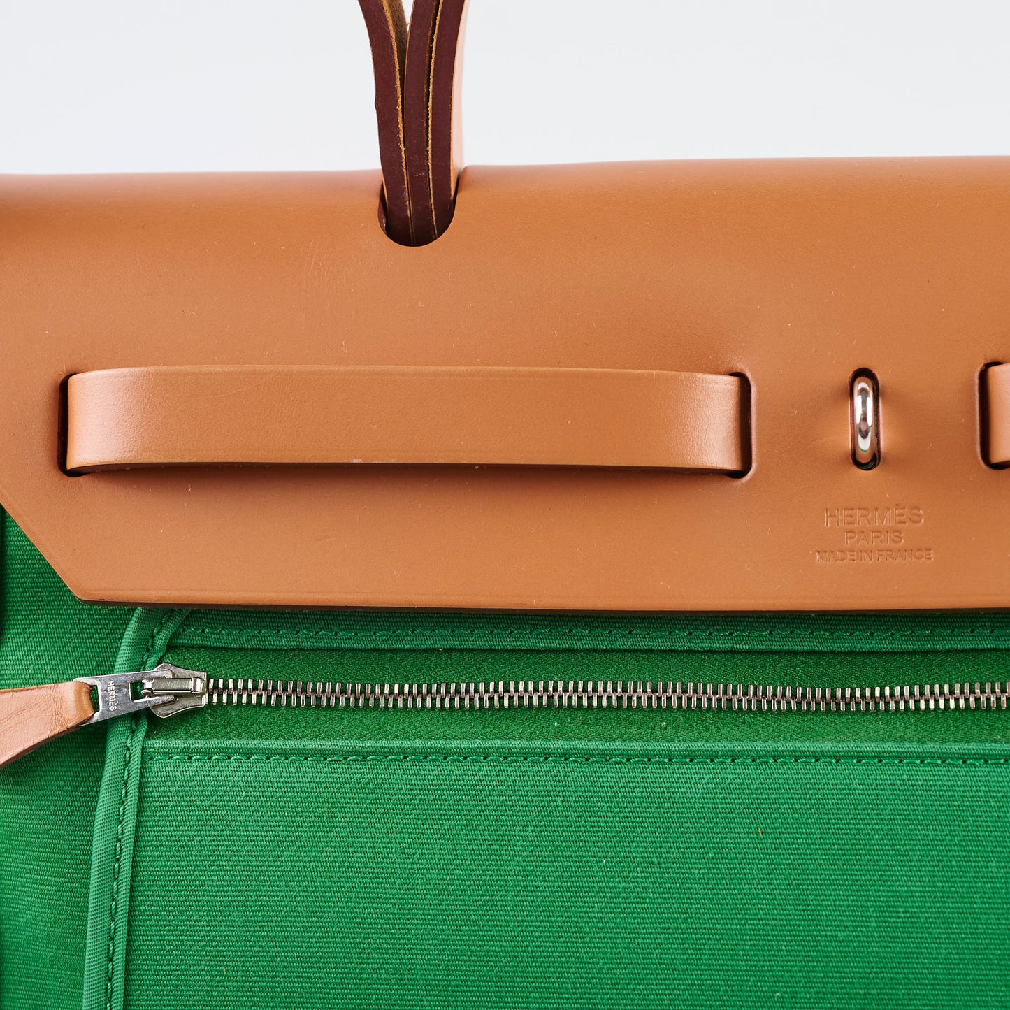 Hermes Herbag 31 Green - X Stamp