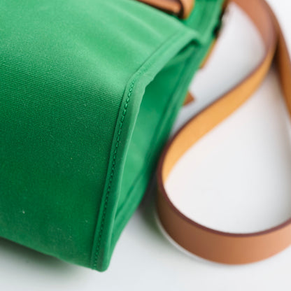 Hermes Herbag 31 Green - X Stamp