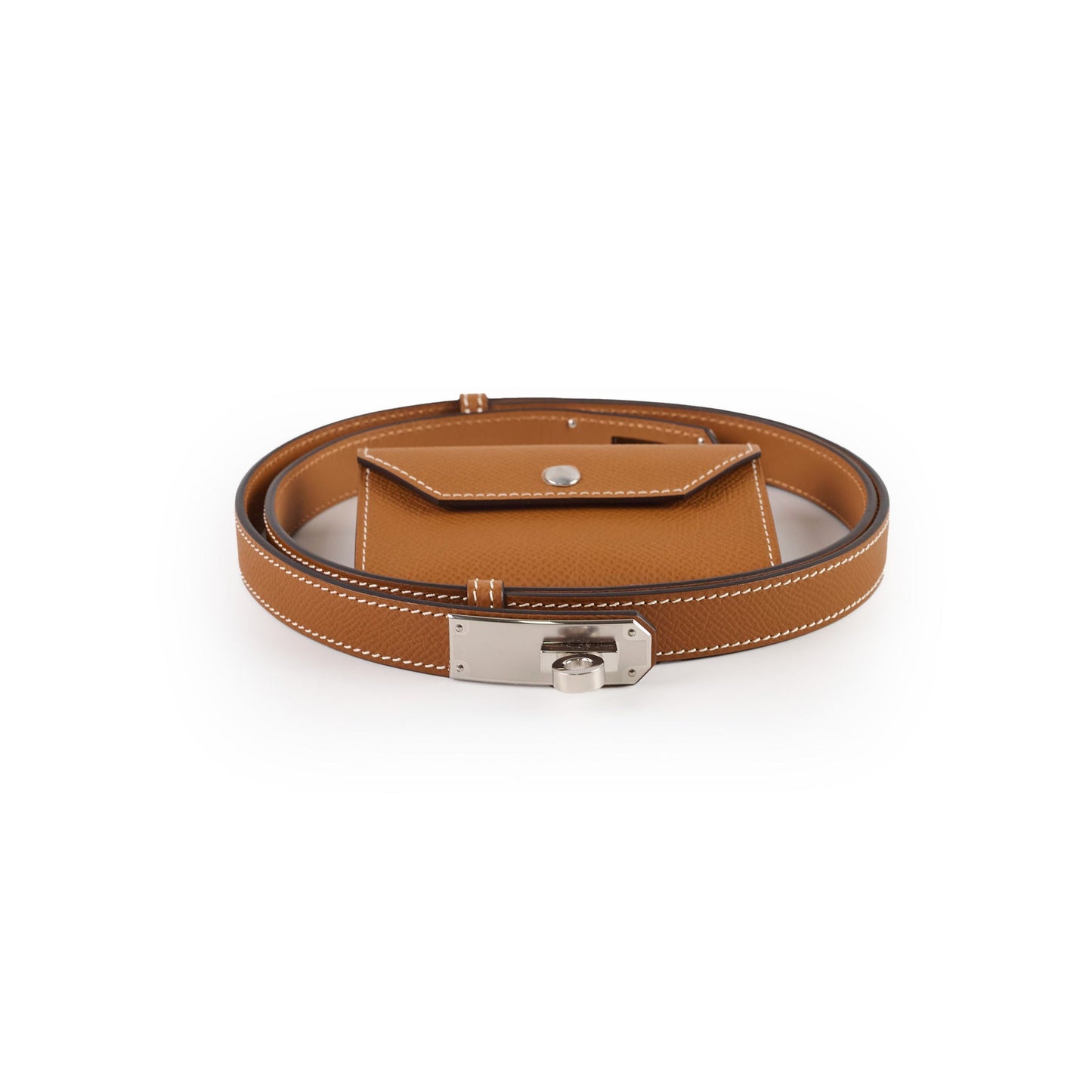 Hermes Kelly 18 Pocket Belt Epsom Gold - Stamp W