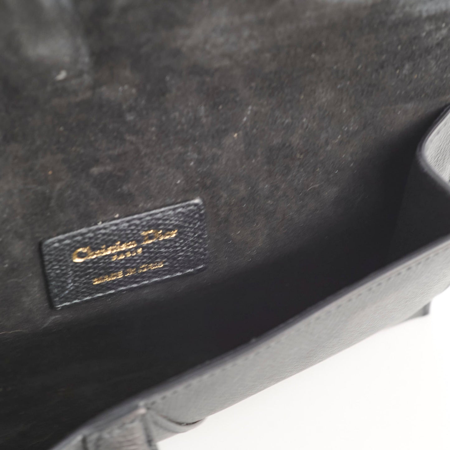 Christian Dior Saddle Belt Bag Black