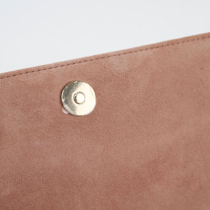 Dior Lady Dior Wallet On Chain WOC Ultra Matte Blush Pink