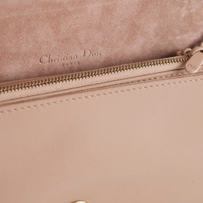 Dior Lady Dior Wallet On Chain WOC Ultra Matte Blush Pink