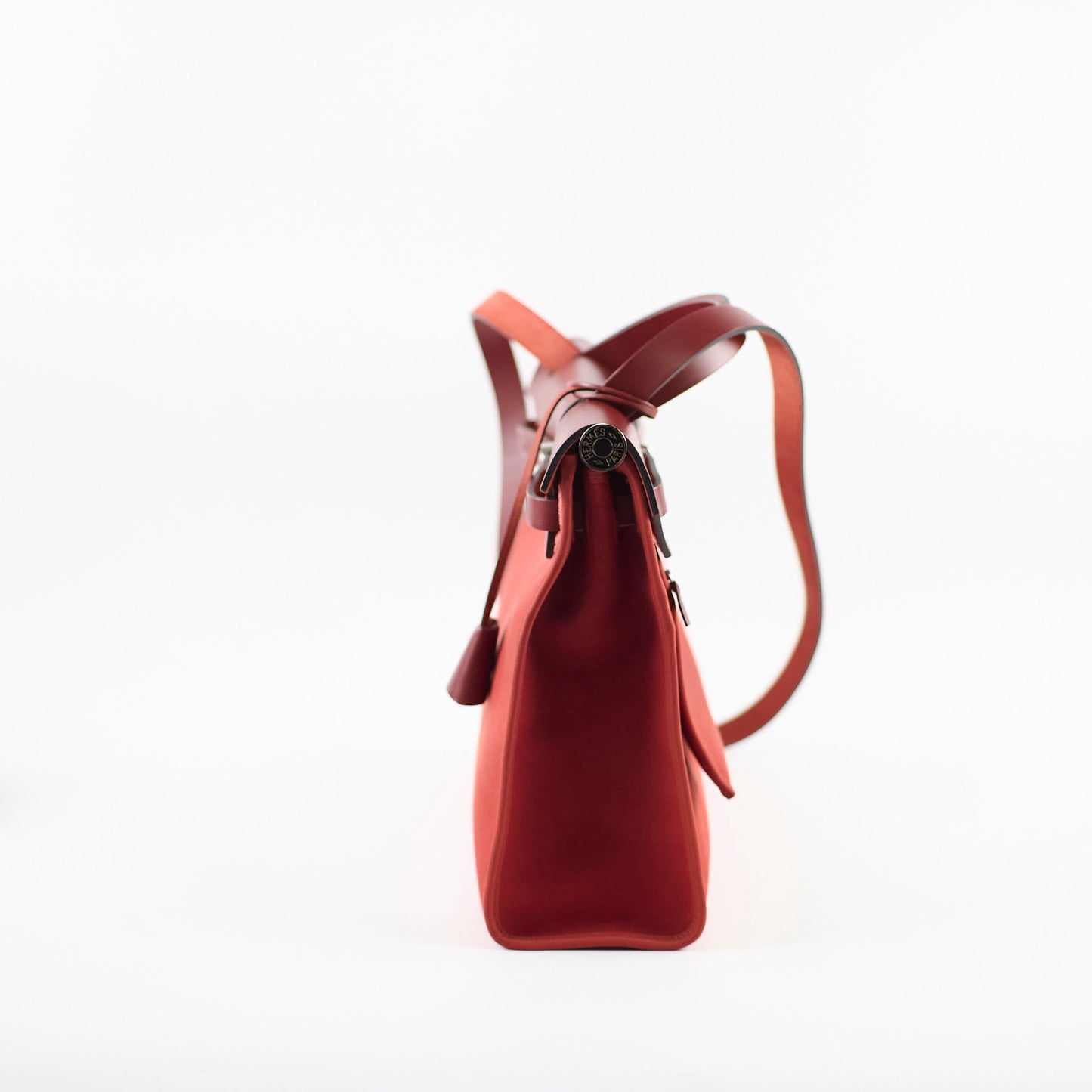 Hermes Herbag Zip 31 Rouge H - T Stamp