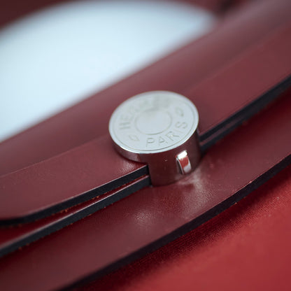 Hermes Herbag Zip 31 Rouge H - T Stamp