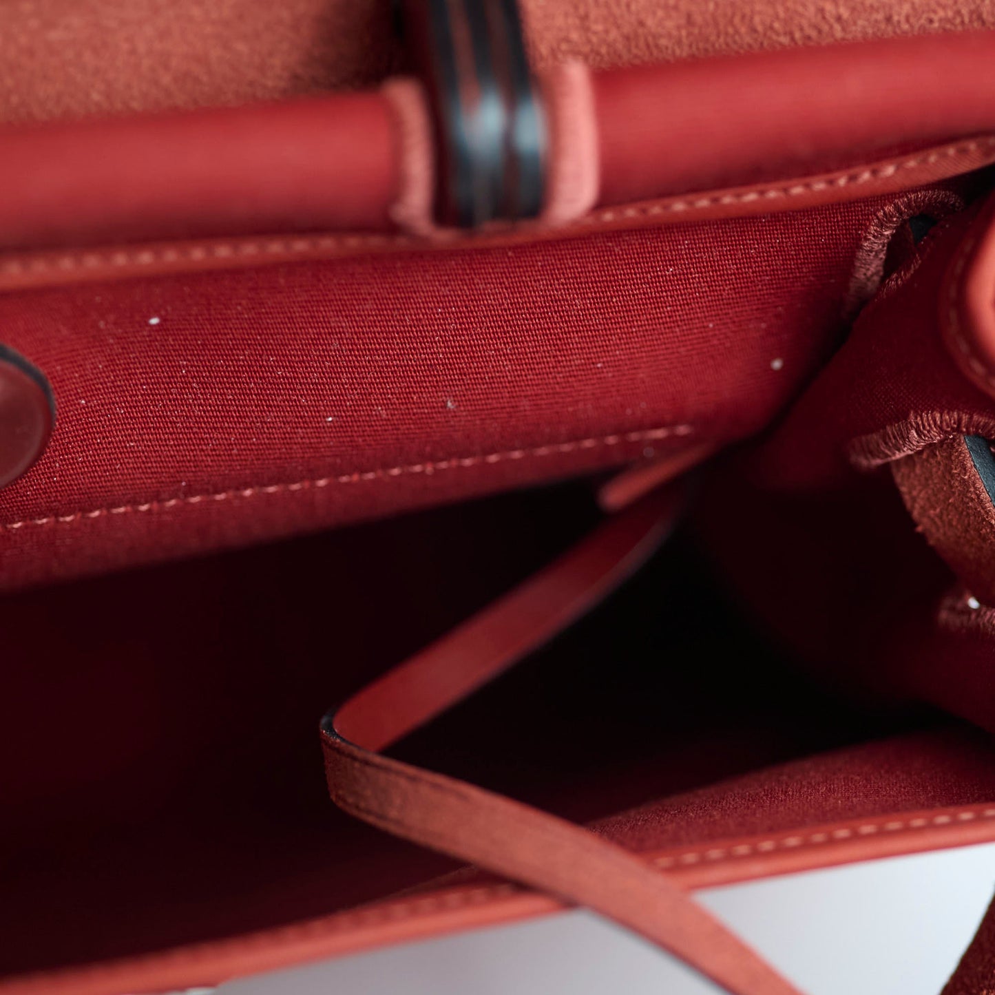 Hermes Herbag Zip 31 Rouge H - T Stamp