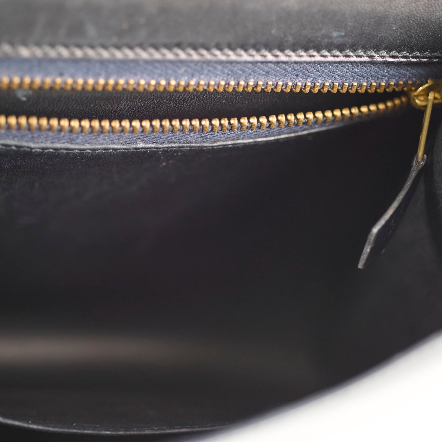 Hermes Constance 23 Box Calf Black GHW M in Circle (1983)
