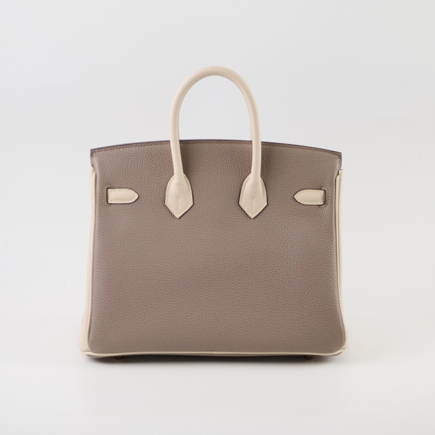 Hermes Birkin 25 Gris Asphalt/ Craie Togo RGHW HSS Special Order Z Stamp