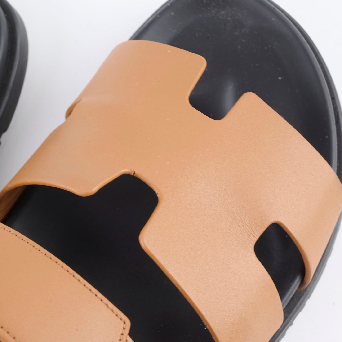 Hermes Chypre Men's Sandals Naturel - Size 45