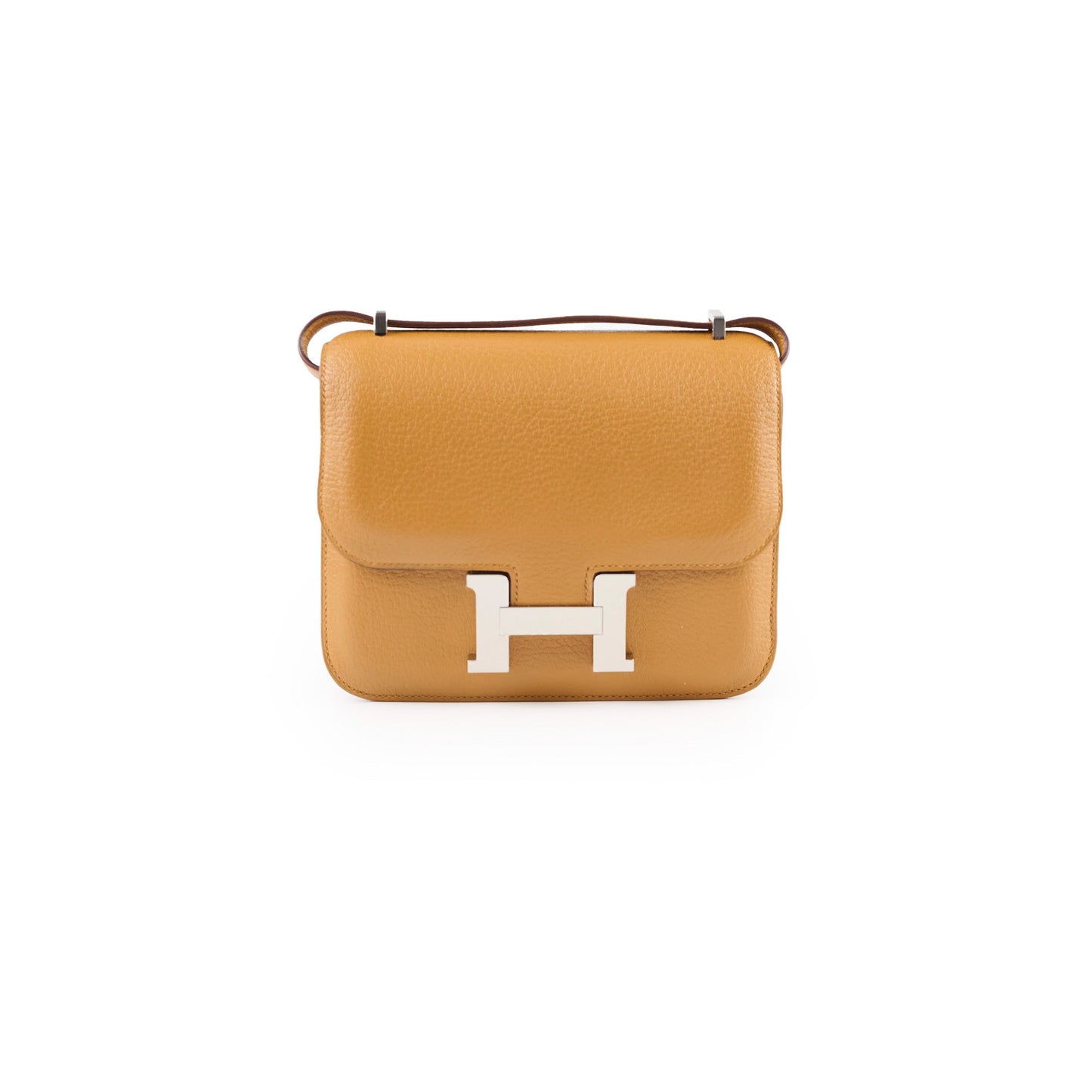 Hermes Mini Constance 18 Cherve Caramel K Stamp 2025