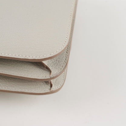 Hermes Mini Constance 18 Gris Perle K Stamp