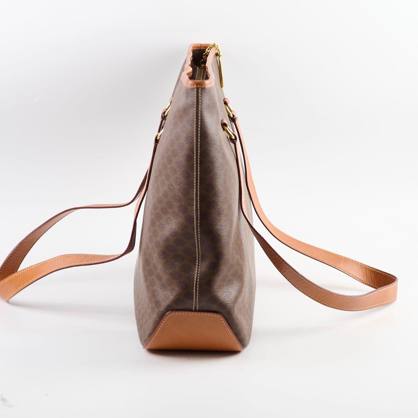 Luxury CELINE Vintage Brown Shoulder Tote
