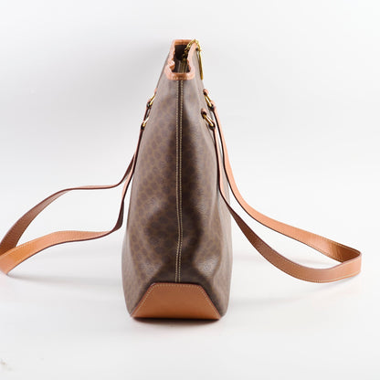 Luxury CELINE Vintage Brown Shoulder Tote