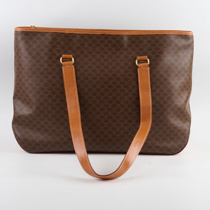 Luxury CELINE Vintage Brown Shoulder Tote