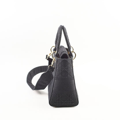 Christian Dior Lady Dior Small Black Fabric - 2020