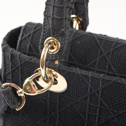 Christian Dior Lady Dior Small Black Fabric - 2020