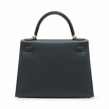 Hermes Kelly 28 Gris Misty Epsom W Stamp