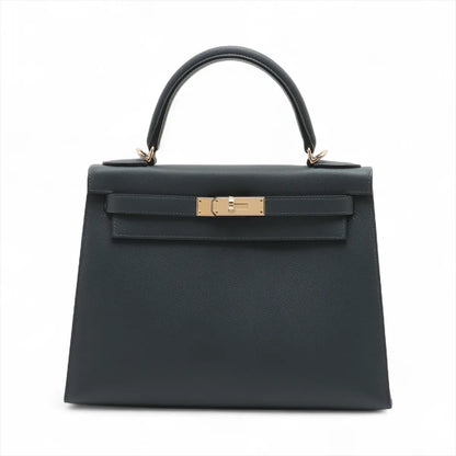 Hermes Kelly 28 Gris Misty Epsom W Stamp