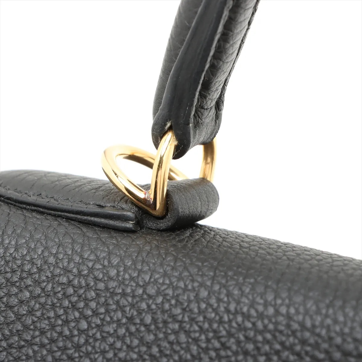 Hermes Kelly 28 Noir Togo GHW C Stamp Black