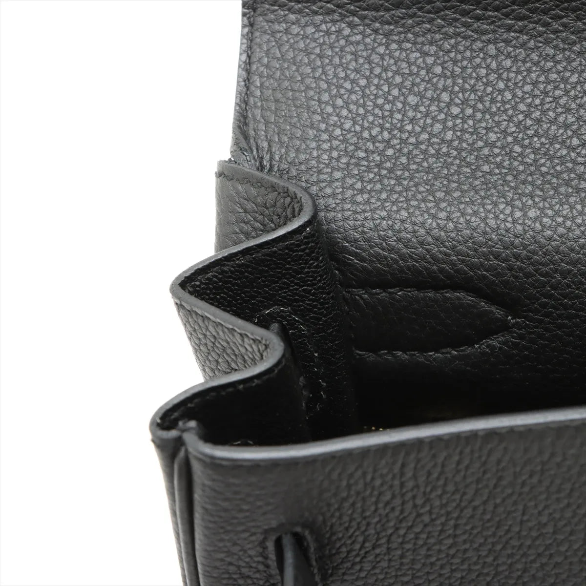 Hermes Kelly 28 Noir Togo GHW C Stamp Black