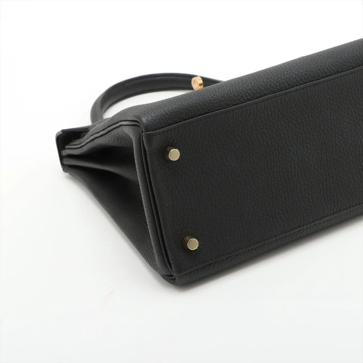 Hermes Kelly 28 Noir Togo GHW C Stamp Black