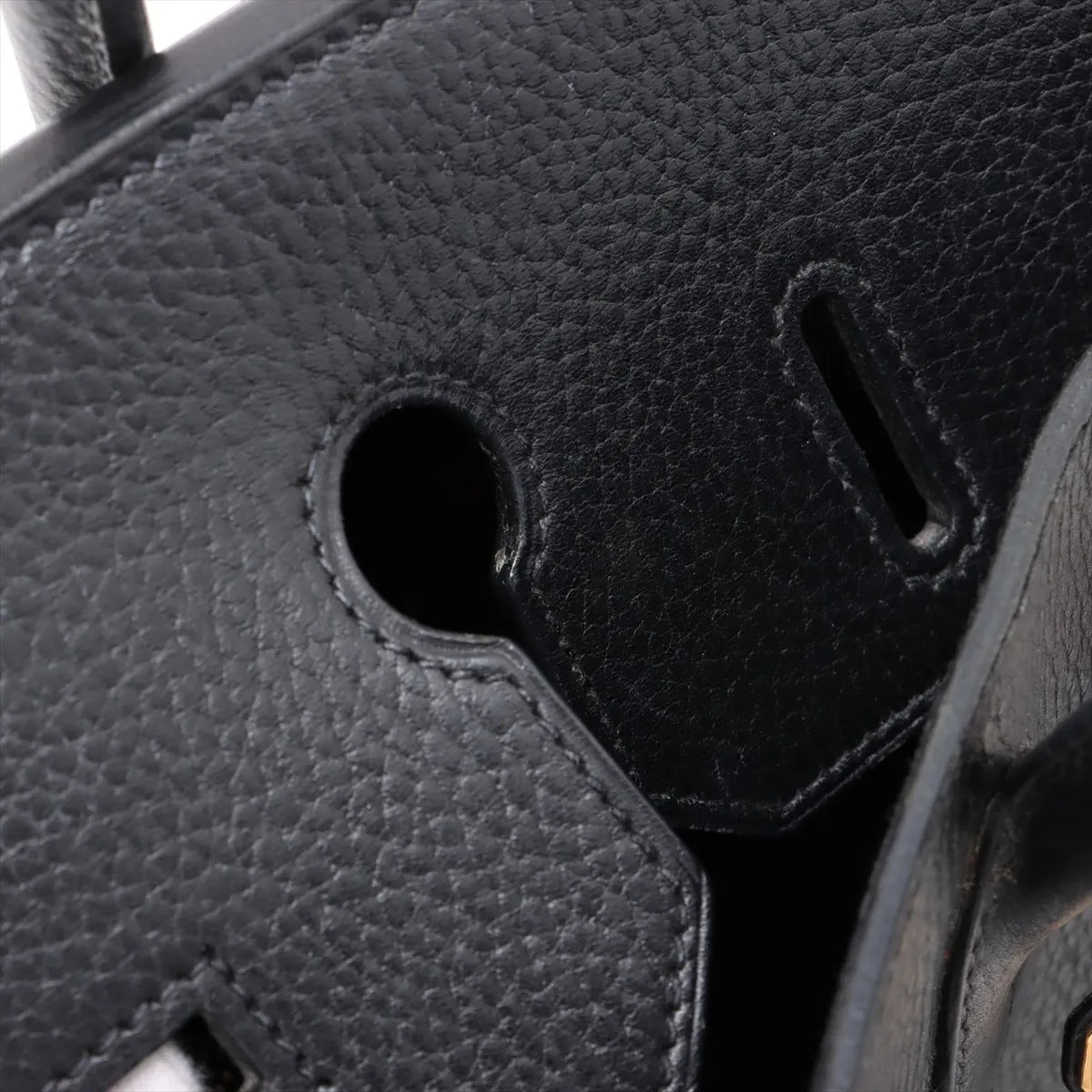 Hermes Birkin 35 GHW Noir Black Square B Stamp