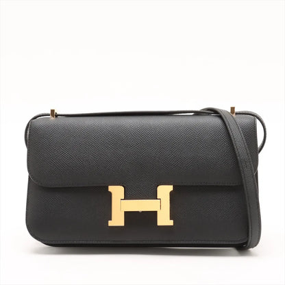 Hermes Constance Elan Noir Epsom - Stamp K 2025