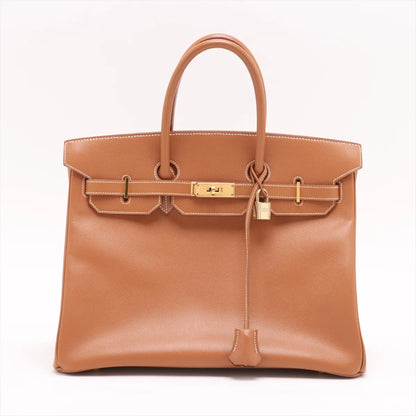 Hermes Birkin 35 Gold Courchevel - Stamp B Square
