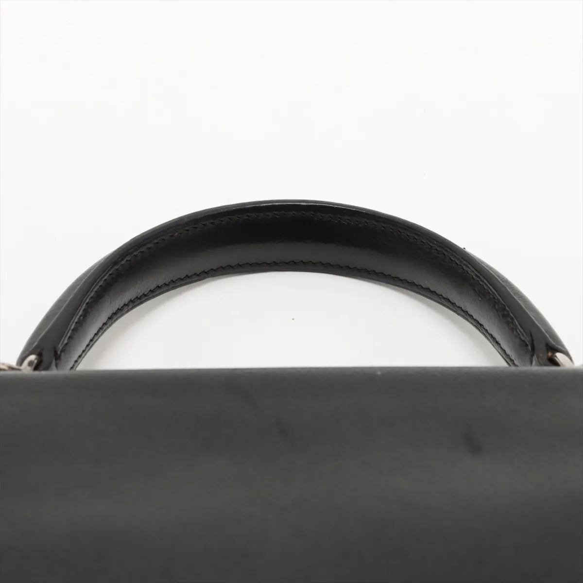 Hermes Kelly 25 Noir Everglain PHW - Stamp J Square