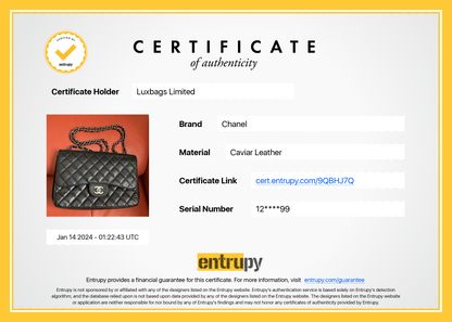 Chanel Classic Flap Jumbo/Large Black Caviar Leather