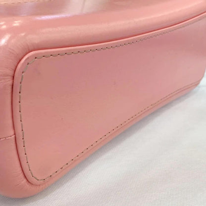 CHANEL Gabrielle Medium Aged Calfskin Leather Shoulder Bag Pink