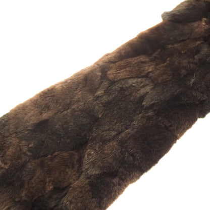 CHANEL Scarf silk Brown Orirag Women