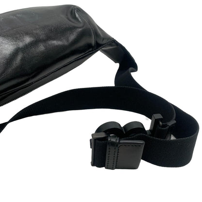 BURBERRY Sling bag Coated canvas black Horse ferry