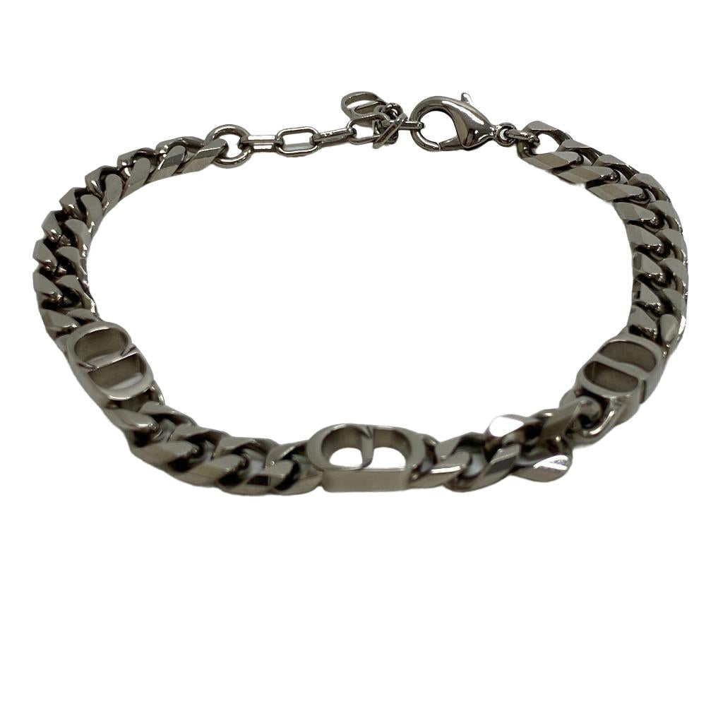 Dior bracelet B1446HOMMT_D000 brass Silver Chain link CD icon Women