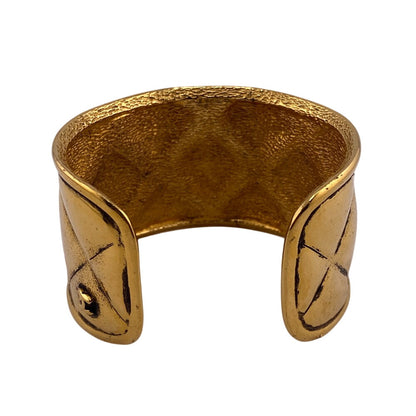 CHANEL Bangle Gold Plated gold Matrasse COCO Mark Women