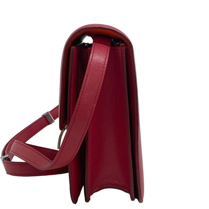 CELINE Shoulder Bag leather pink Classic box Women