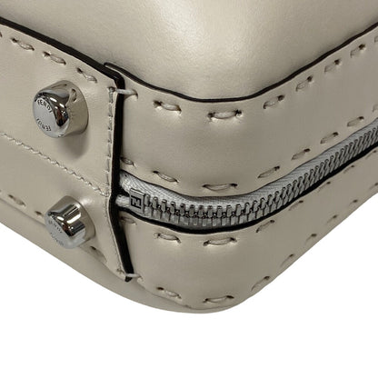 FENDI Handbag 7VV156 leather Ivory suitcase Women