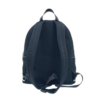 FENDI Backpack 7VZ042 Polyester, Leather black mesh Zucca mens(Unisex)