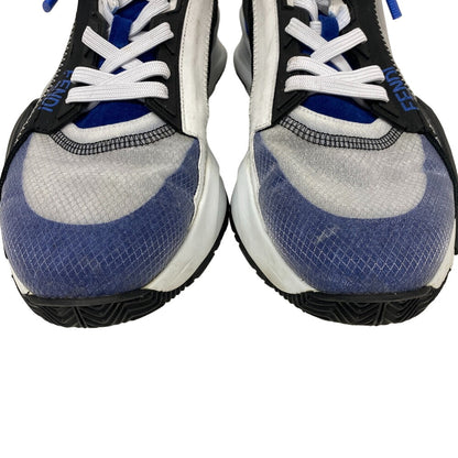 FENDI sneakers Fabric, Leather black flow 9