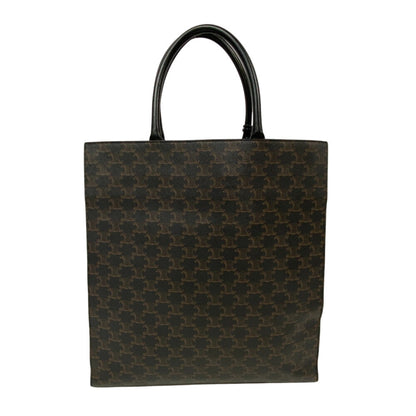 CELINE Tote Bag PVC, Leather black Triomphe Vertical Cover Women