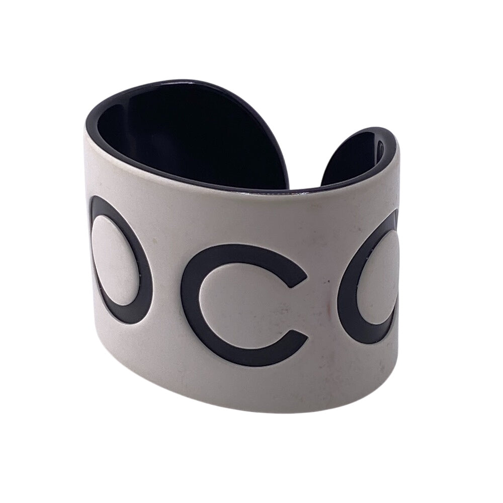 CHANEL Bangle plastic white 02P