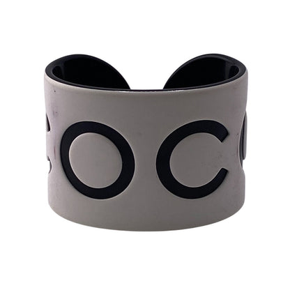 CHANEL Bangle plastic white 02P