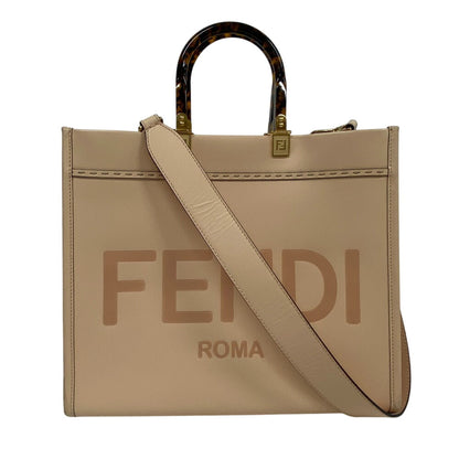 FENDI Handbag 8BH386 leather pink