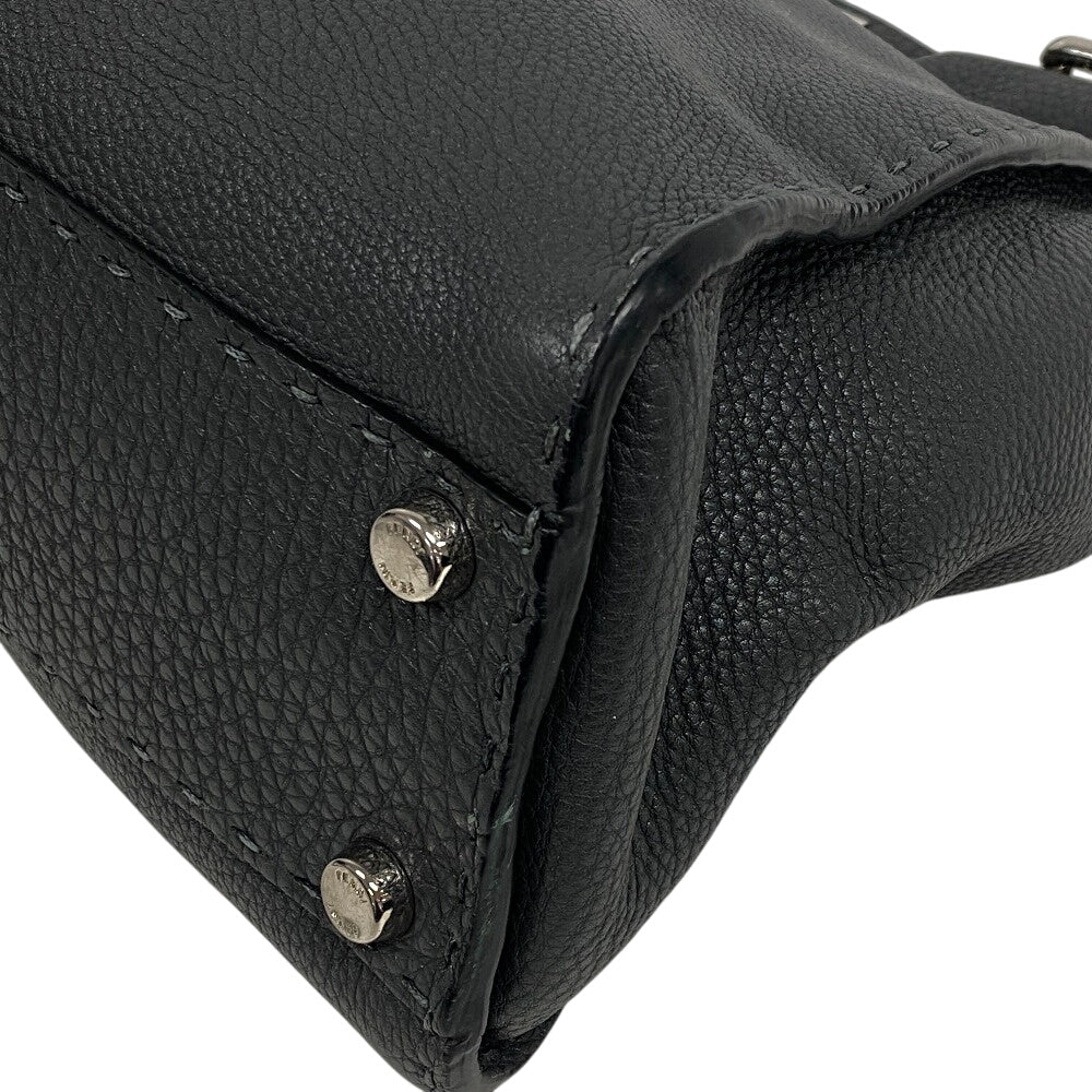 FENDI Handbag 8BN226 Calfskin gray Peekaboo